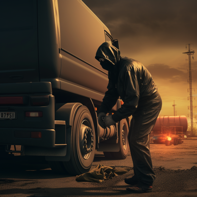 Hotul care fura motorina